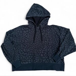 Nike Women Dri-Fit Get Fit Pullover Leopard Printed Training Hoodie sweater